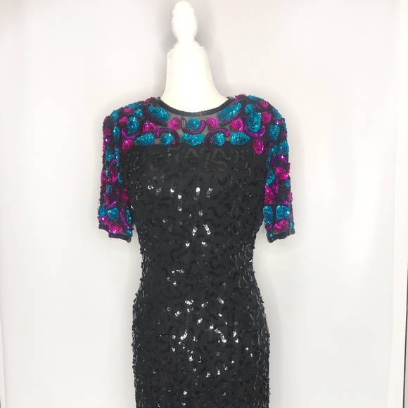 Vintage Sequin Dress - Picture 3 of 4